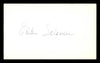 Eddie Solomon Autographed 3x5 Index Card Los Angeles Dodgers, Atlanta Braves SKU #174254