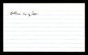 Glenn Wright Autographed 3x5 Index Card Brooklyn Dodgers SKU #174288