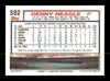 Denny Neagle Autographed 1992 Topps Card #592 Minnesota Twins SKU #183779
