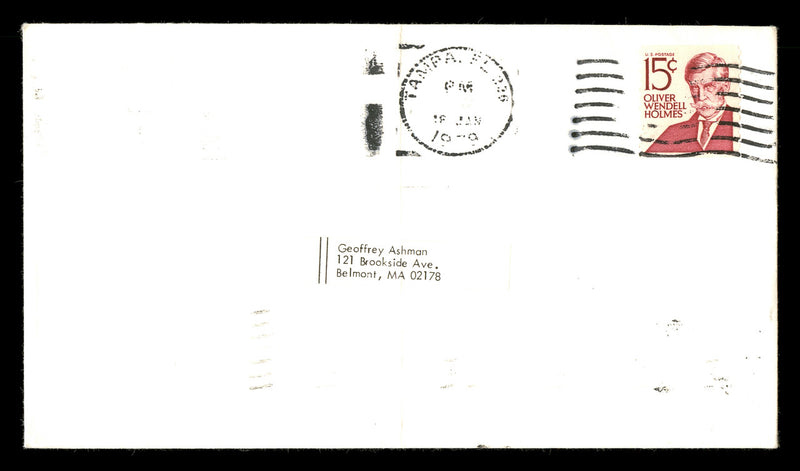 Fred "Freddie" Lindstrom Autographed 3.5x6.5 Envelope Cincinnati Reds SKU #175894