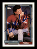 Mike Hartley Autographed 1992 Topps Card #484 Philadelphia Phillies SKU #183787