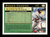 Roger Cedeno Autographed 1997 Topps Card #126 Los Angeles Dodgers SKU #183809