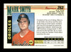 Mark Smith Autographed 1993 Bowman Rookie Card #253 Baltimore Orioles SKU #183839