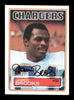 James Brooks Autographed 1983 Topps Card #372 San Diego Chargers SKU #176044