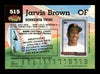 Jarvis Brown Autographed 1992 Stadium Club Rookie Card #515 Minnesota Twins SKU #183851