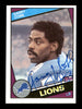 Garry Cobb Autographed 1984 Topps Rookie Card #252 Detroit Lions SKU #176187