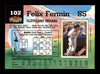 Felix Fermin Autographed 1992 Stadium Club Card #102 Cleveland Indians SKU #183860