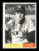 Hal Reniff Autographed 1986 1961 New York Yankees Renata Galasso Black & White Card #28 SKU #176212
