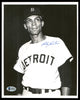 Billy Bruton Autographed 8x10 Photo Detroit Tigers Vintage Signature Beckett BAS #T55034