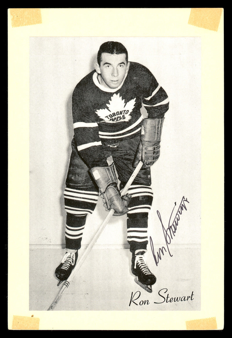Ron Stewart Autographed 1944-63 Beehive Group 2 4.5x6.5 Photo Toronto Maple Leafs SKU #176692