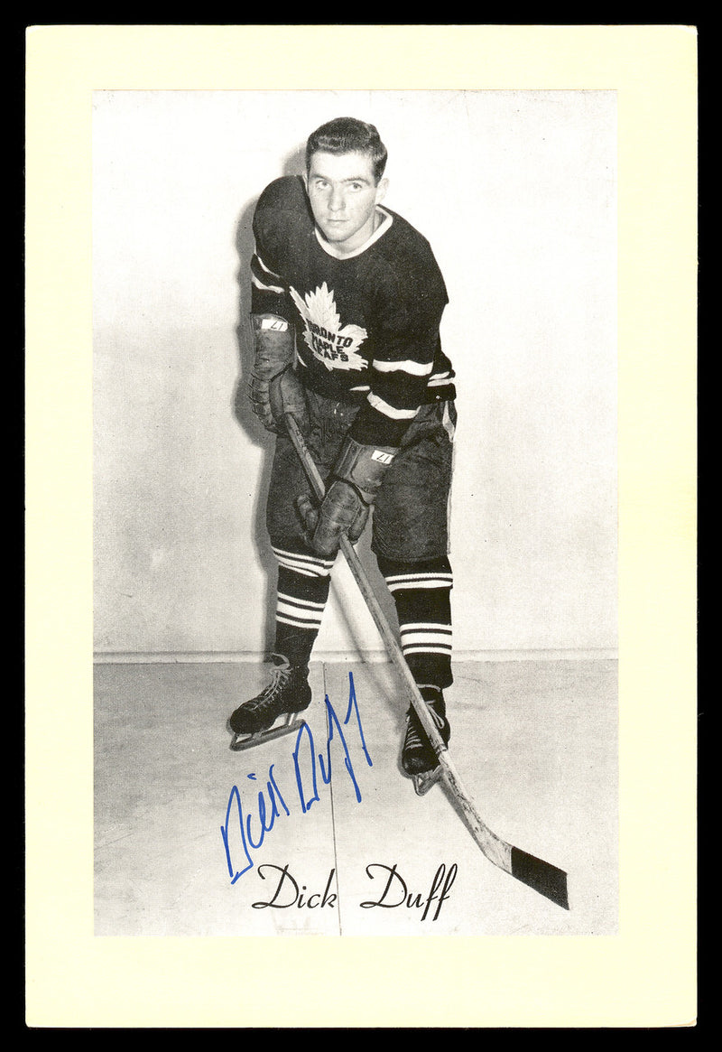 Dick Duff Autographed 1944-63 Beehive Group 2 4.5x6.5 Photo Toronto Maple Leafs SKU #176704