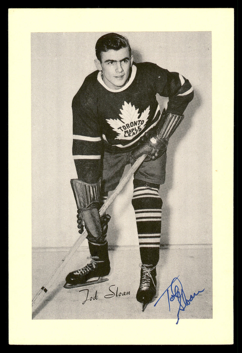 Tod Sloan Autographed 1944-63 Beehive Group 2 4.5x6.5 Photo Toronto Maple Leafs SKU #176734