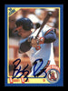 Bobby Rose Autographed 1990 Score Rookie Card #604 California Angels SKU #183913