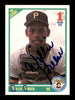 Willie Greene Autographed 1990 Score Rookie Card #682 Pittsburgh Pirates SKU #183920