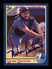 Nelson Santovenia Autographed 1990 Score Card #451 Montreal Expos SKU #183923