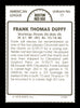 Frank Duffy Autographed 1978 SSPC Card #184 Boston Red Sox SKU #172339