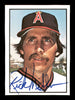 Rick Miller Autographed 1978 SSPC Card #199 California Angels SKU #172350