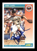 Mike Capel Autographed 1992 Score Card #687 Houston Astros SKU #183954
