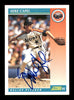 Mike Capel Autographed 1992 Score Card #687 Houston Astros SKU #183955
