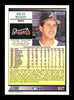 Rico Rossy Autographed 1992 Score Rookie Card #817 Atlanta Braves SKU #183957