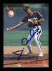 Roger Cedeno Autographed 1993 Fleer Ultra Card #391 Houston Astros SKU #184005