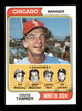 Alex Monchak & Joe Lonnett Autographed 1974 Topps Card #221 Chicago White Sox SKU #167624