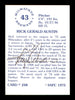 Rick Austin Autographed 1975 SSPC Card #248 Milwaukee Brewers SKU #172472