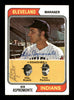 Ken Aspromonte & Clay Bryant Autographed 1974 Topps Card #521 Cleveland Indians SKU #167633