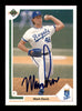 Mark Davis Autographed 1991 Upper Deck Card #589 Kansas City Royals SKU #184161