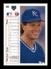 Mark Davis Autographed 1991 Upper Deck Card #589 Kansas City Royals SKU #184161