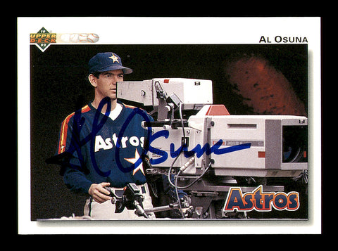 Al Osuna Autographed 1992 Upper Deck Card #259 Houston Astros SKU #184211