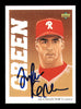 Tyler Green Autographed 1992 Upper Deck Minor League Rookie Card #40 Philadelphia Phillies SKU #184223