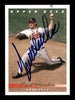 Kent Mercker Autographed 1993 Upper Deck Card #393 Atlanta Braves SKU #184308
