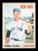 Eddie Kasko Autographed 1970 O-Pee-Chee Card #489 Boston Red Sox SKU #169120