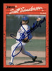 Scott Sanderson Autographed 1990 Donruss Card #647 Chicago Cubs SKU #184445