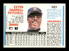 Kevin Mitchell Autographed 1992 Donruss Card #583 San Francisco Giants SKU #184566