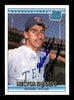 Hector Fajardo Autographed 1992 Donruss Rookie Card #419 Texas Rangers SKU #184569