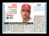 Jose DeLeon Autographed 1992 Donruss Card #246 St. Louis Cardinals SKU #184576