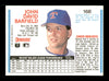 John Barfield Autographed 1992 Donruss Card #168 Texas Rangers SKU #184593