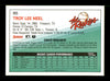 Troy Neel Autographed 1992 Donruss The Rookies Rookie Card #85 Oakland A's SKU #184611