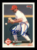 Bill Doran Autographed 1993 Donruss Card #370 Cincinnati Reds SKU #184629