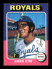 Amos Otis Autographed 1975 O-Pee-Chee Card #520 Kansas City Royals SKU #169410