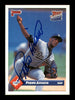 Pedro Astacio Autographed 1993 Donruss Card #407 Los Angeles Dodgers SKU #184635