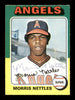 Morris Nettles Autographed 1975 O-Pee-Chee Rookie Card #632 California Angels SKU #169427