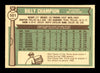 Billy Champion Autographed 1976 O-Pee-Chee Card #501 Milwaukee Brewers SKU #169464