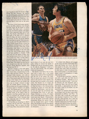 Gail Goodrich & Jeff Mullins Autographed 8x11 Magazine Page Photo SKU #185416