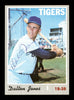 Dalton Jones Autographed 1970 Topps Card #682 Detroit Tigers SKU #168292