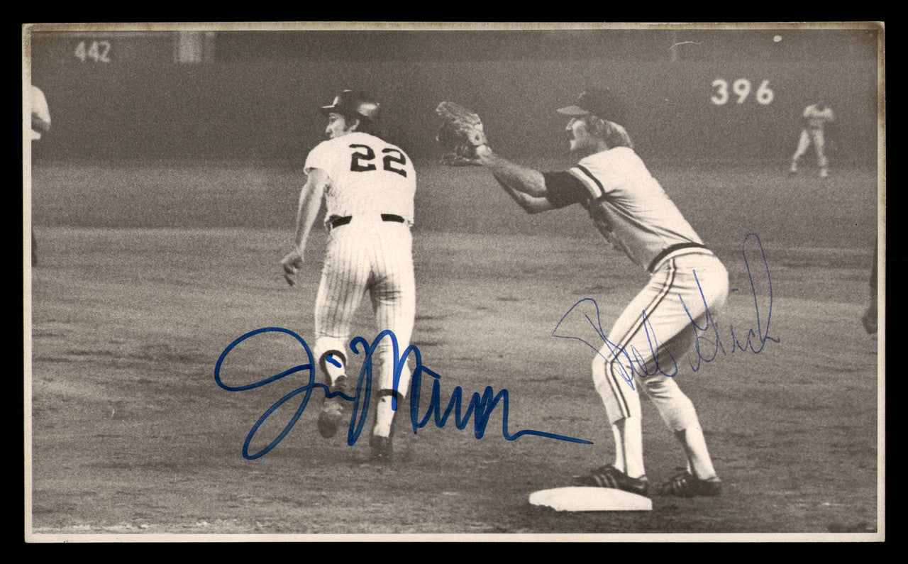 Bob Grich & Jim Mason Autographed 5x7.5 Photo SKU #185477