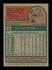 Fritz Peterson Autographed 1975 Topps Card #62 Cleveland Indians SKU #168352