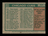 Jim Marshall Autographed 1975 Topps Card #638 Chicago Cubs SKU #168545